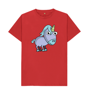 Red Unicorn Organic Cotton Men's T-shirt