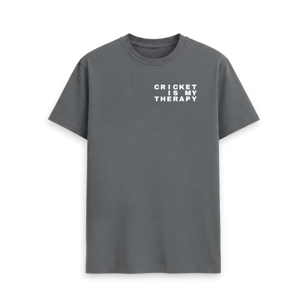 Slate Grey Printed T-shirt Front