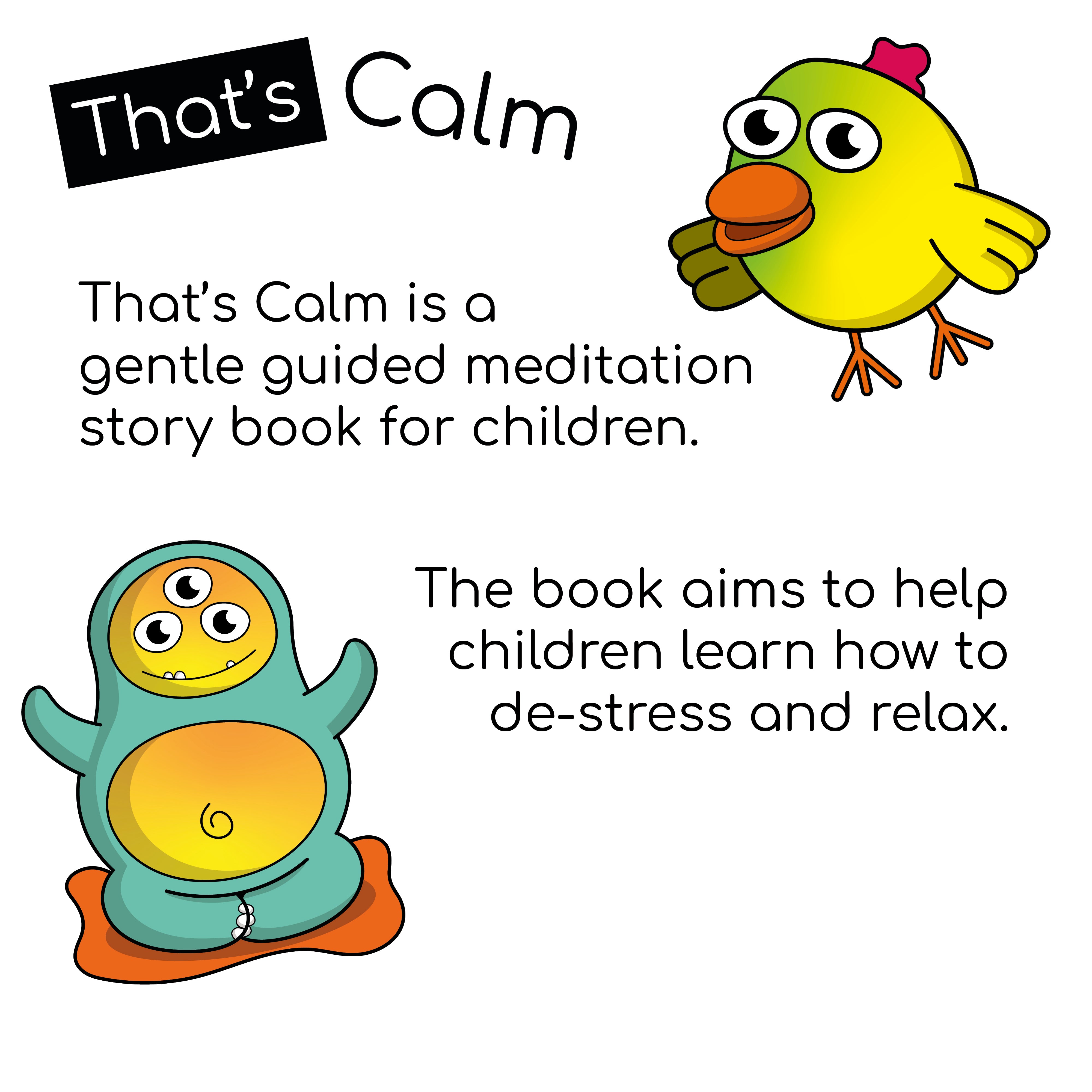 That's Calm Children's Guided Meditation Book Softcover