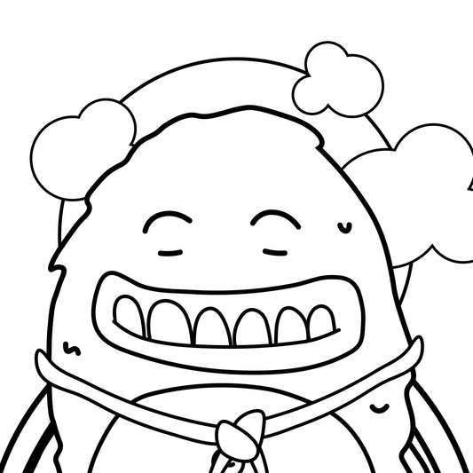 That's Happy Colouring Sheets Digital Download