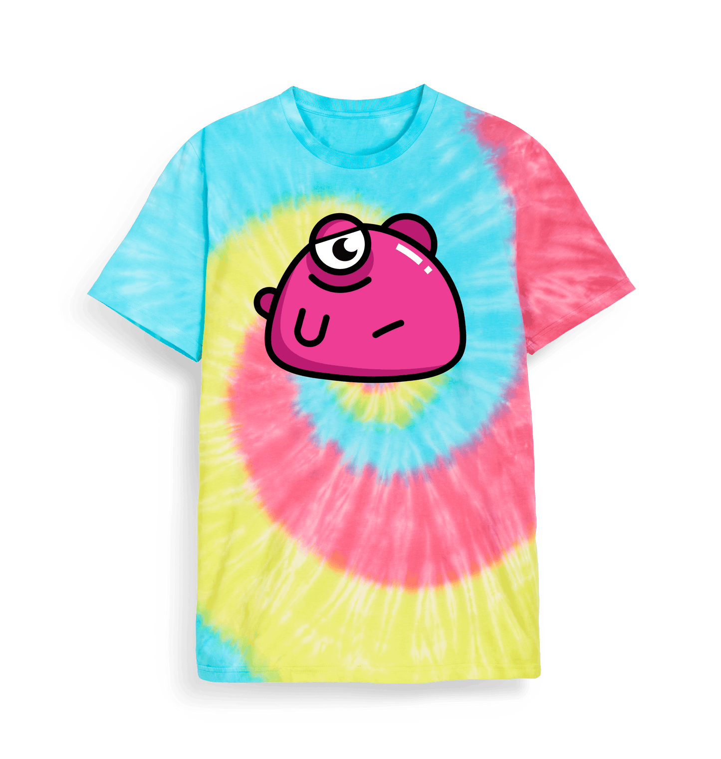Tie Dye Printed T-shirt Front