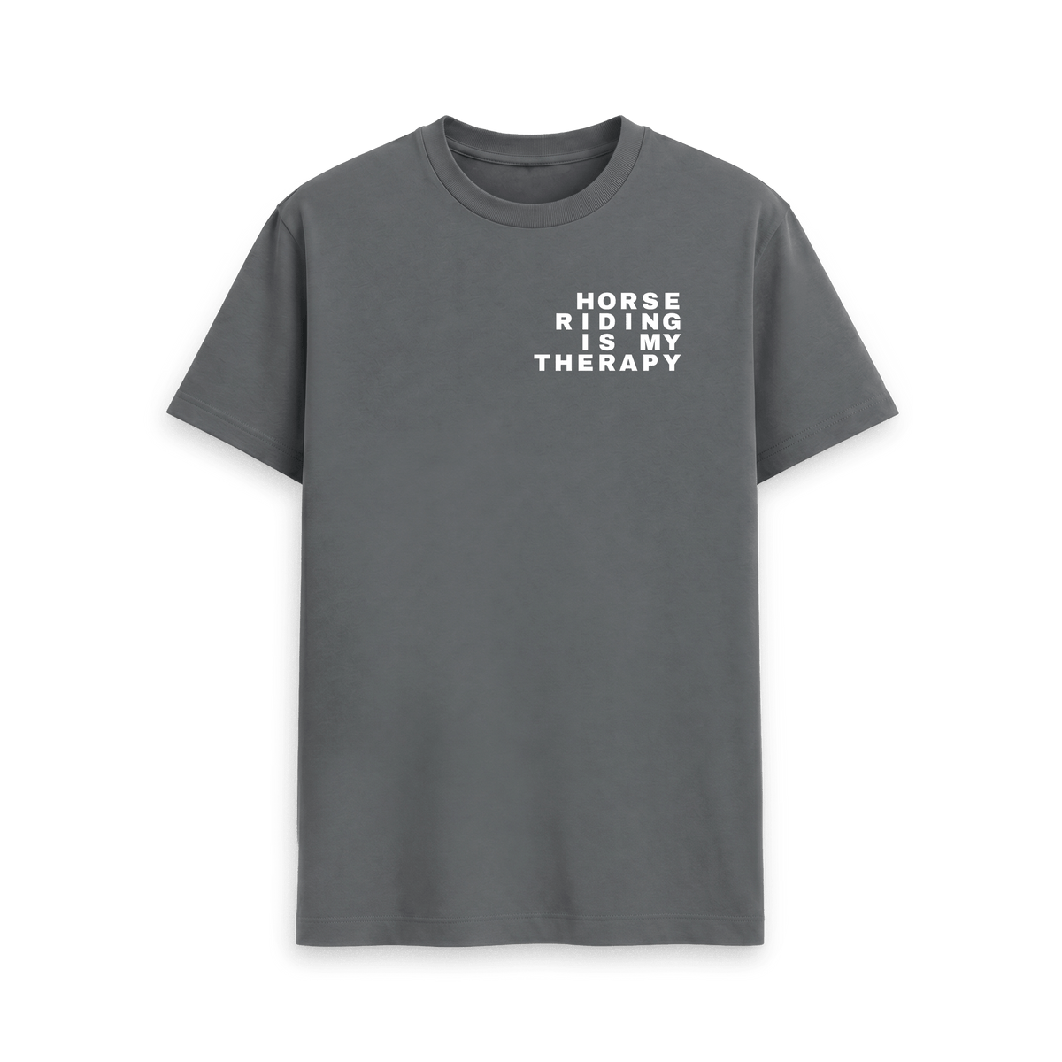 Slate Grey Printed T-shirt Front