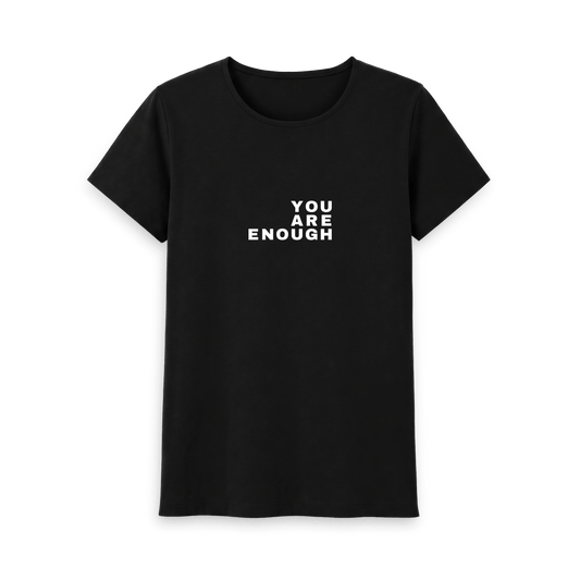 Black Printed T-shirt Front