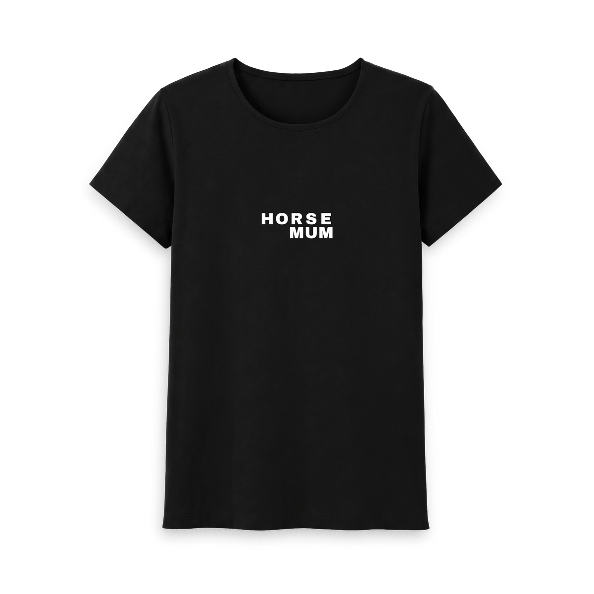 Black Printed T-shirt Front