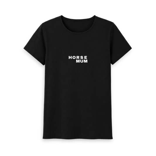 Black Printed T-shirt Front