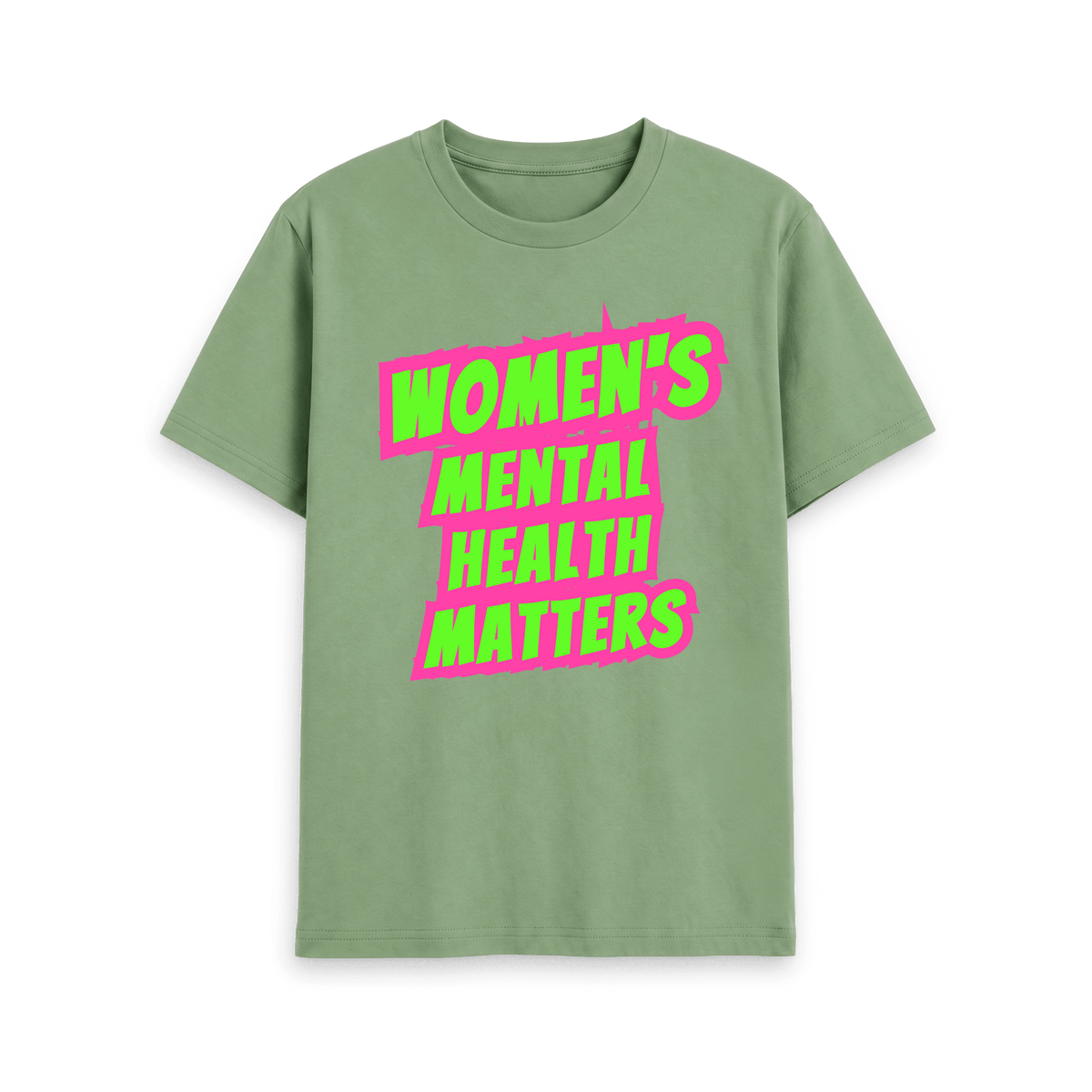 Sage Printed T-shirt Front