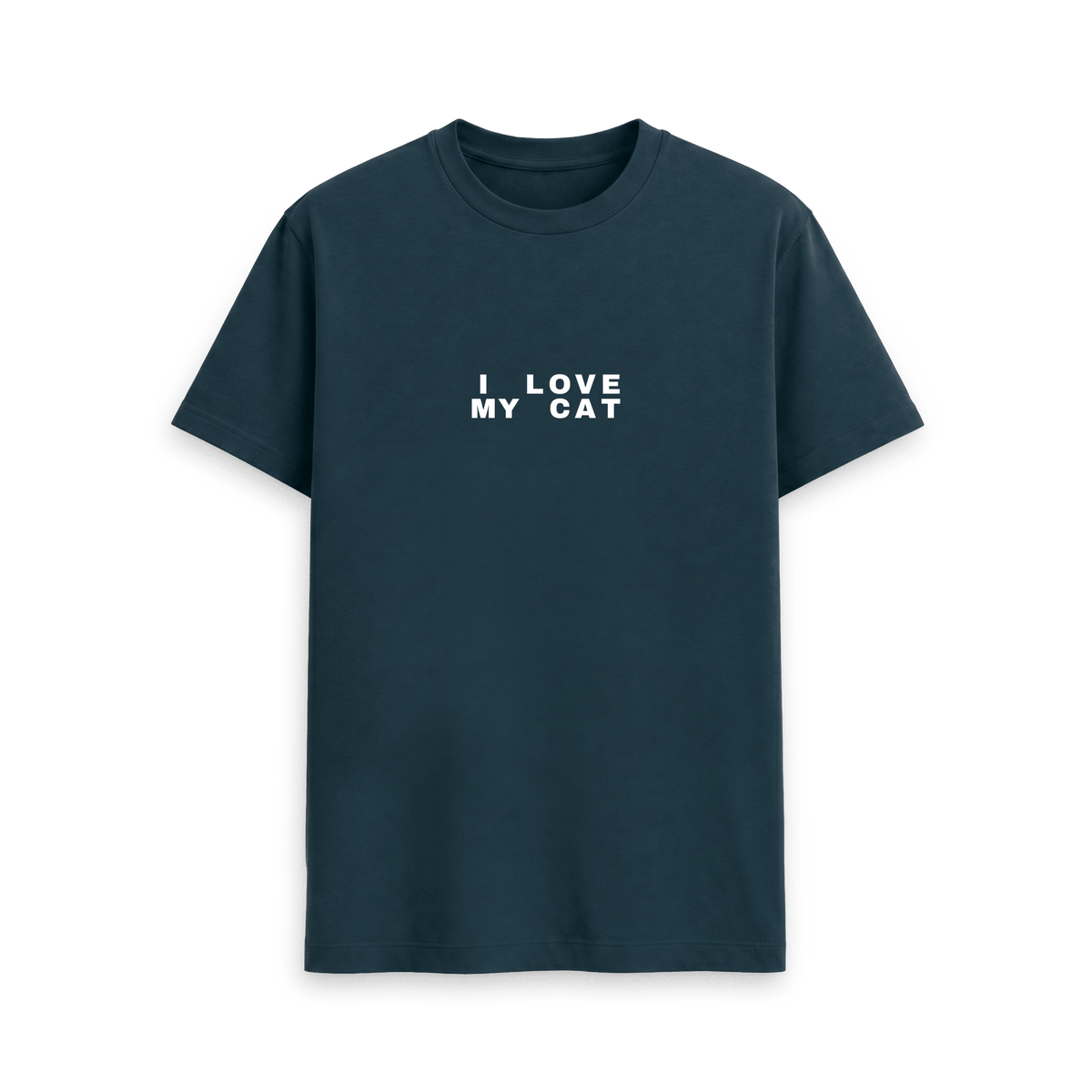 Denim Blue Printed T-shirt Front