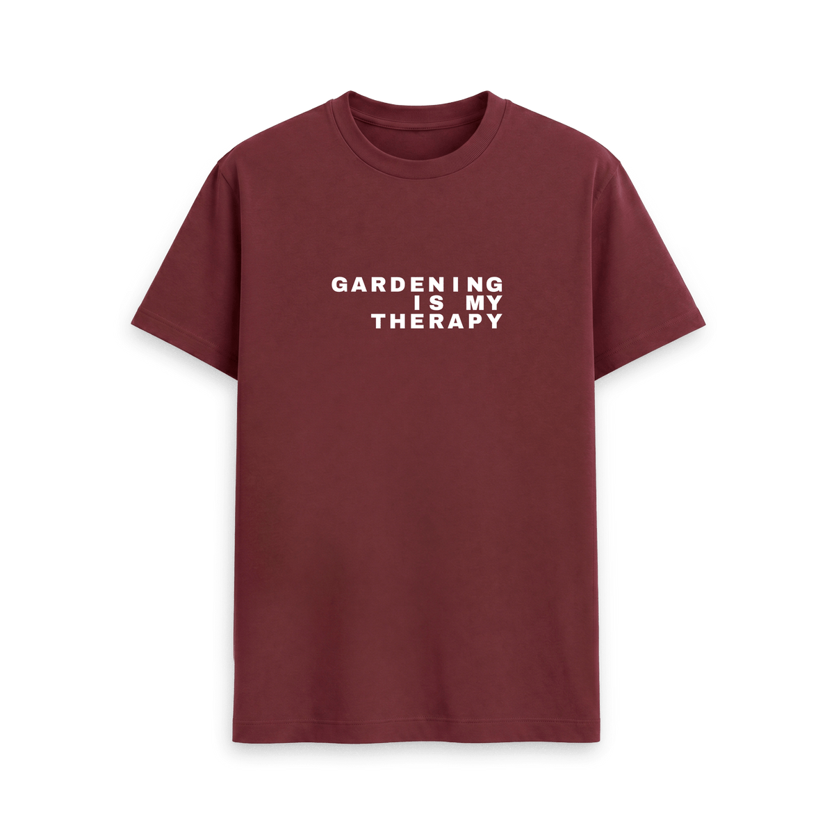 Red Wine Printed T-shirt Front