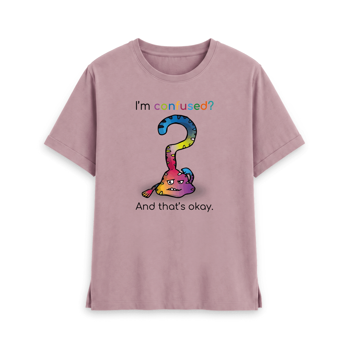 Mauve Printed T-shirt Front