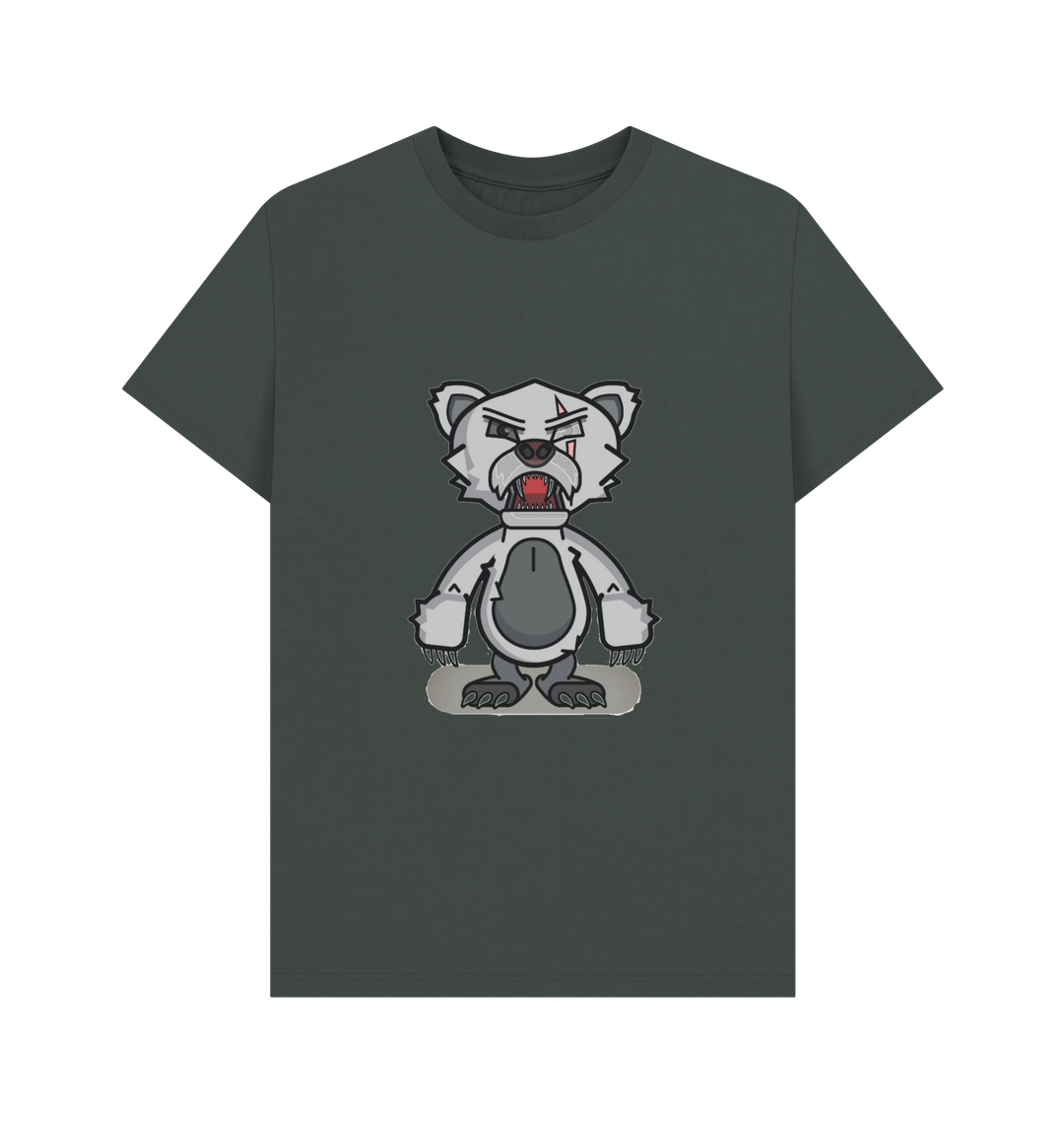 Dark Grey Printed T-shirt Front