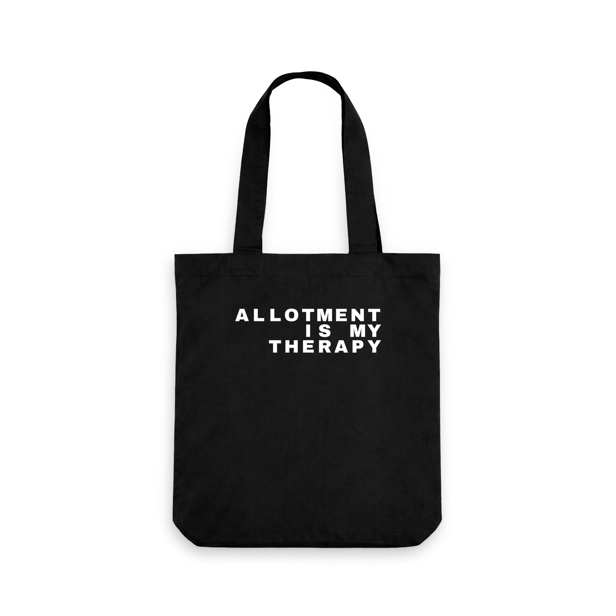 Black Printed Bag Front