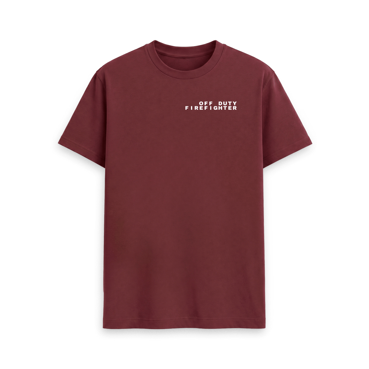 Red Wine Printed T-shirt Front