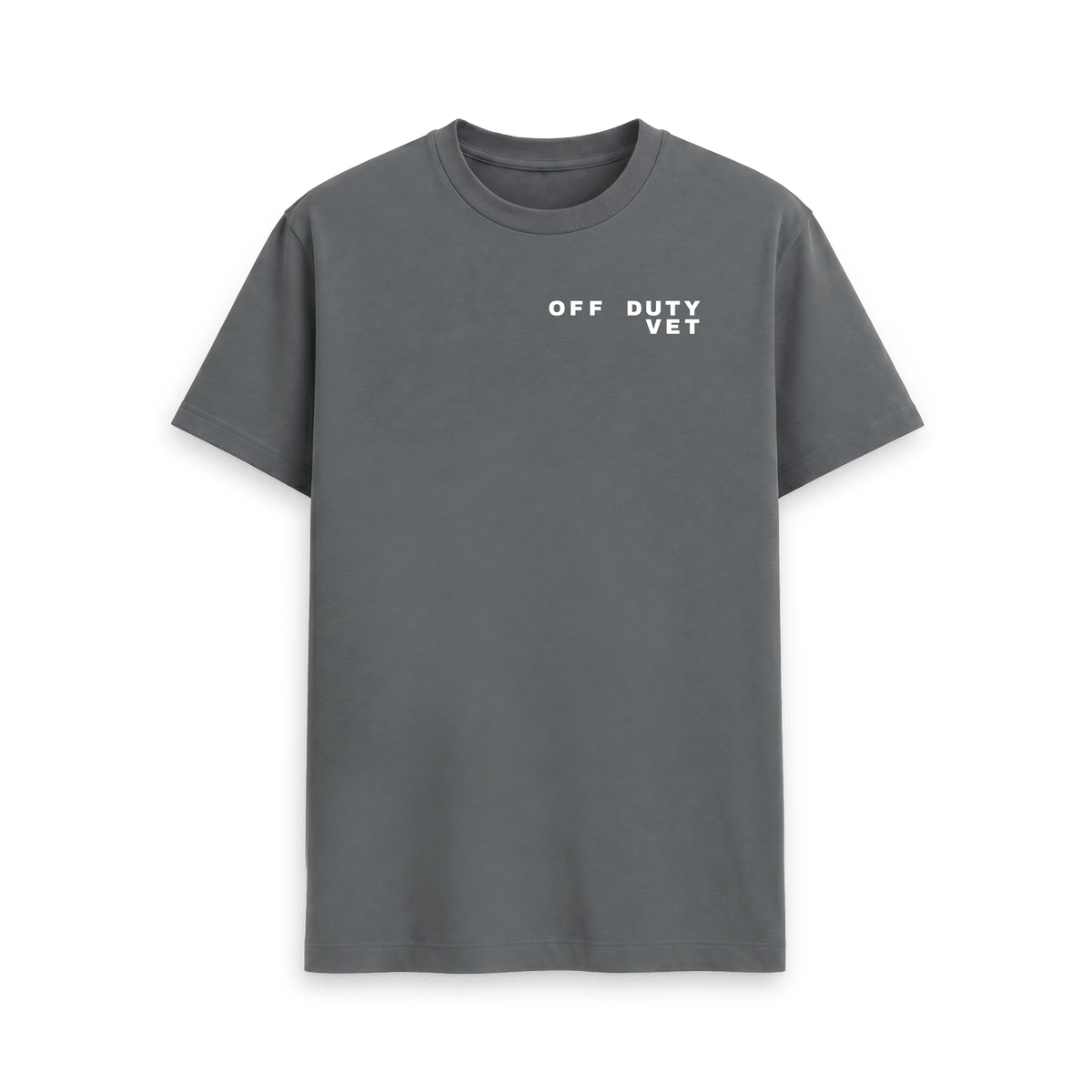 Slate Grey Printed T-shirt Front