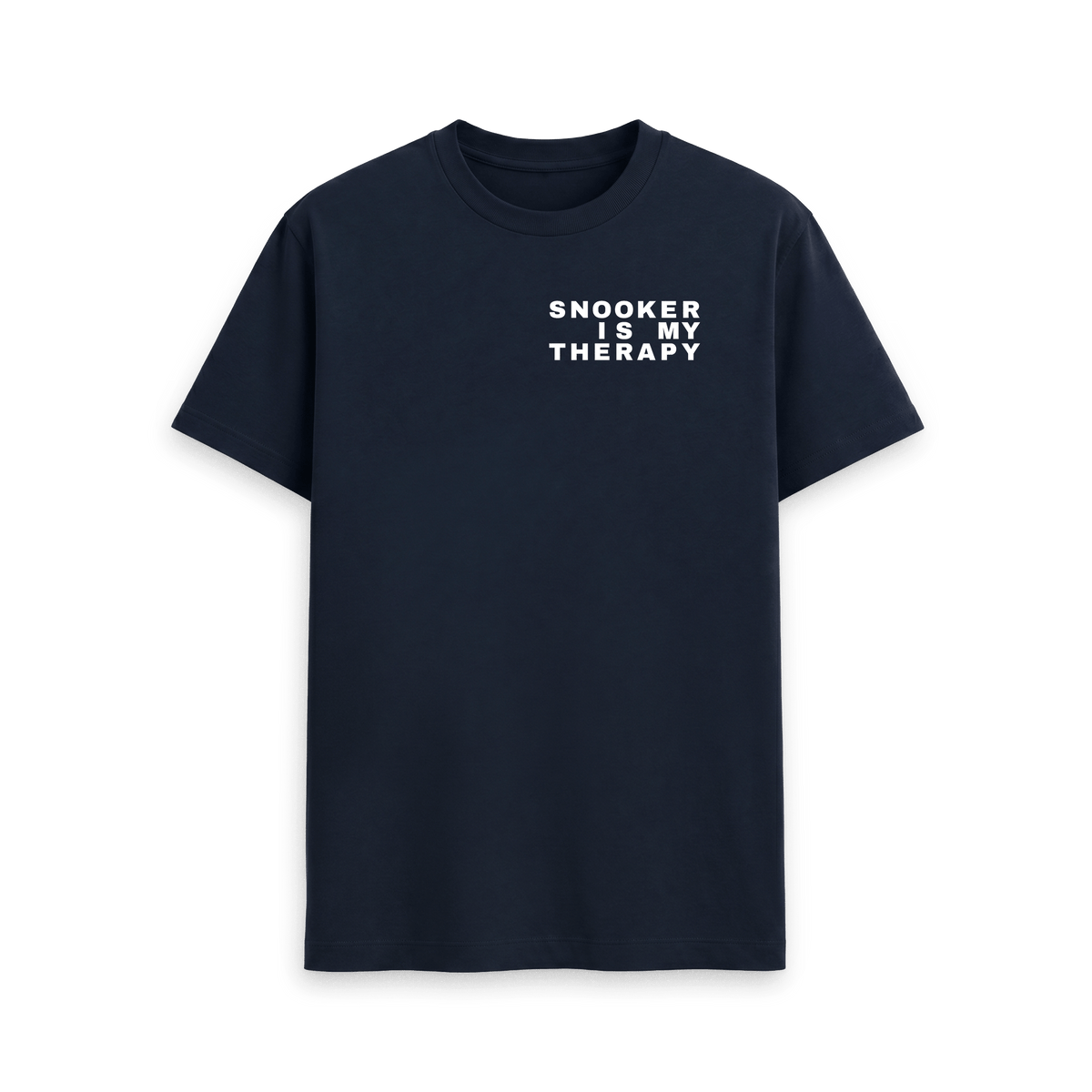 Navy Blue Printed T-shirt Front
