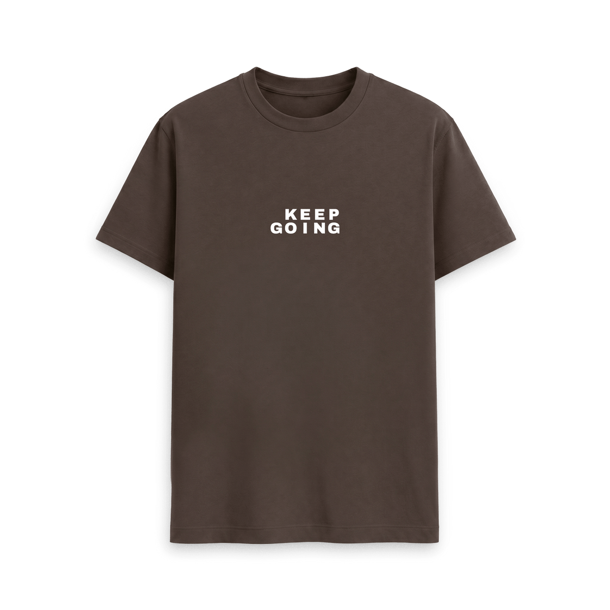 Chocolate Printed T-shirt Front