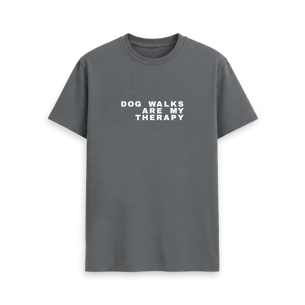 Slate Grey Printed T-shirt Front