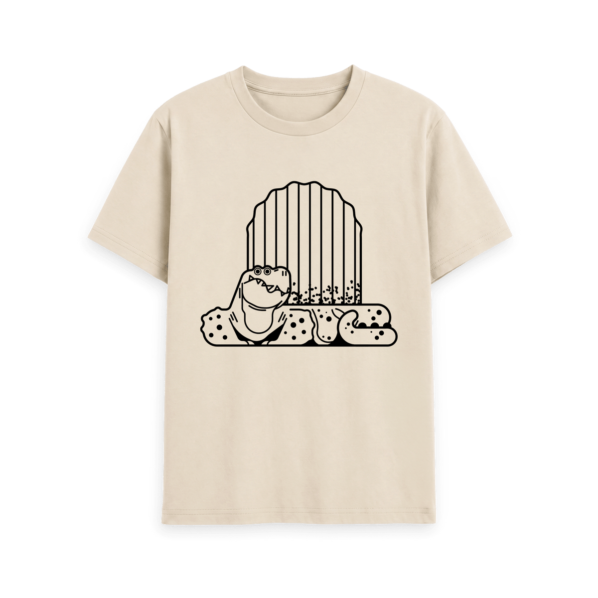 Oat Printed T-shirt Front