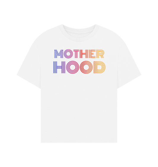 White Mum's Motherhood Organic Cotton Women's T-Shirt Oversized