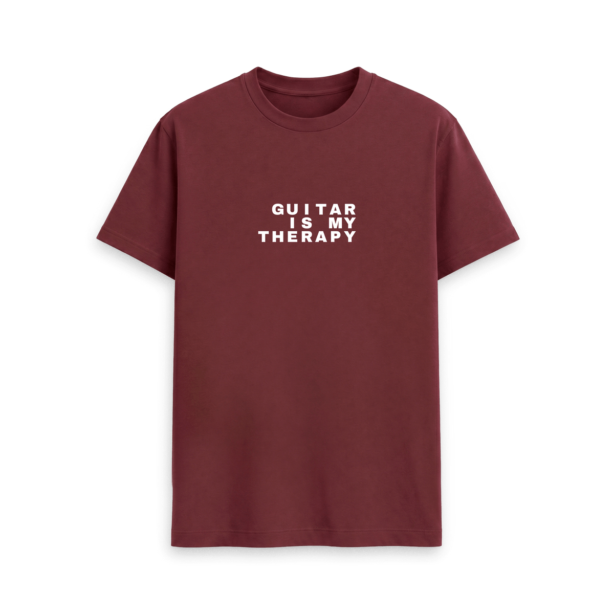 Red Wine Printed T-shirt Front