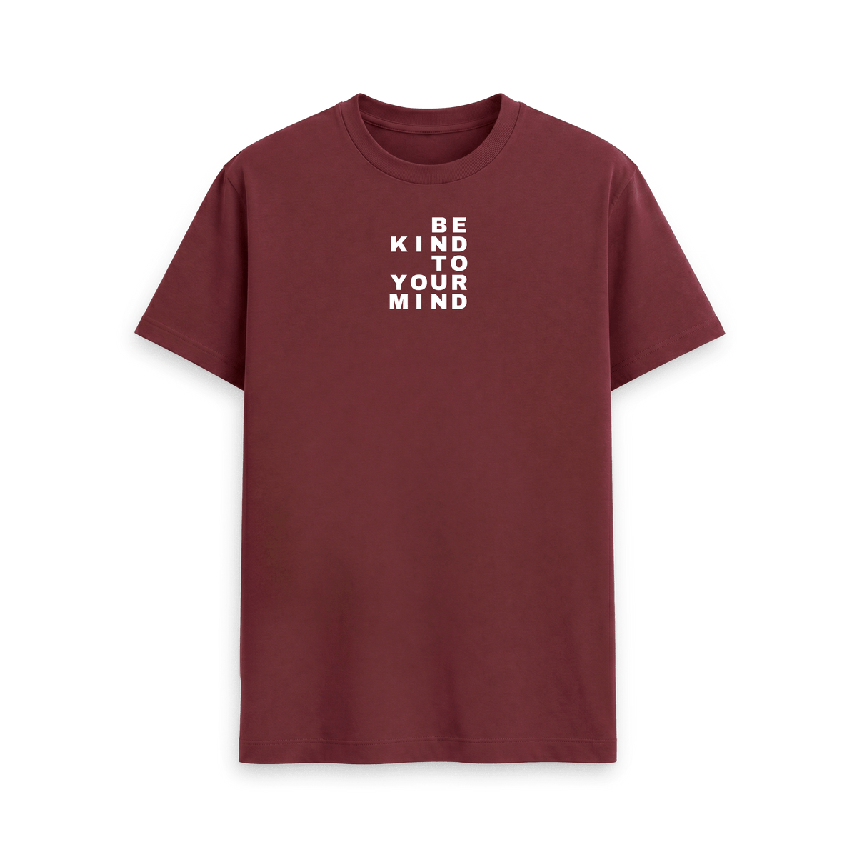 Red Wine Printed T-shirt Front