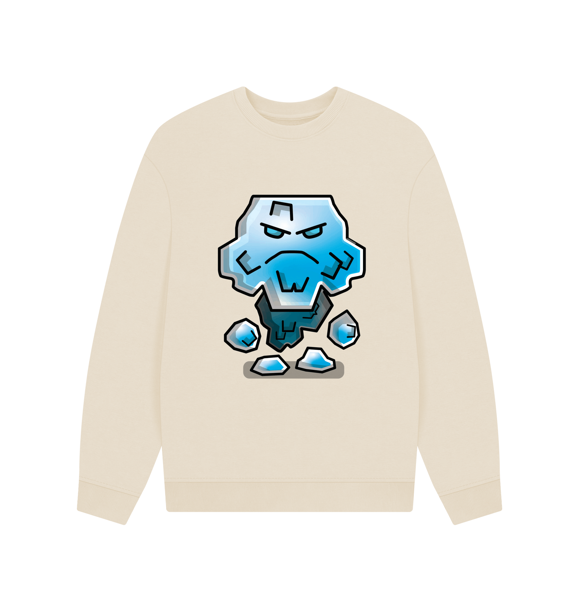 Oat Printed Sweater Front