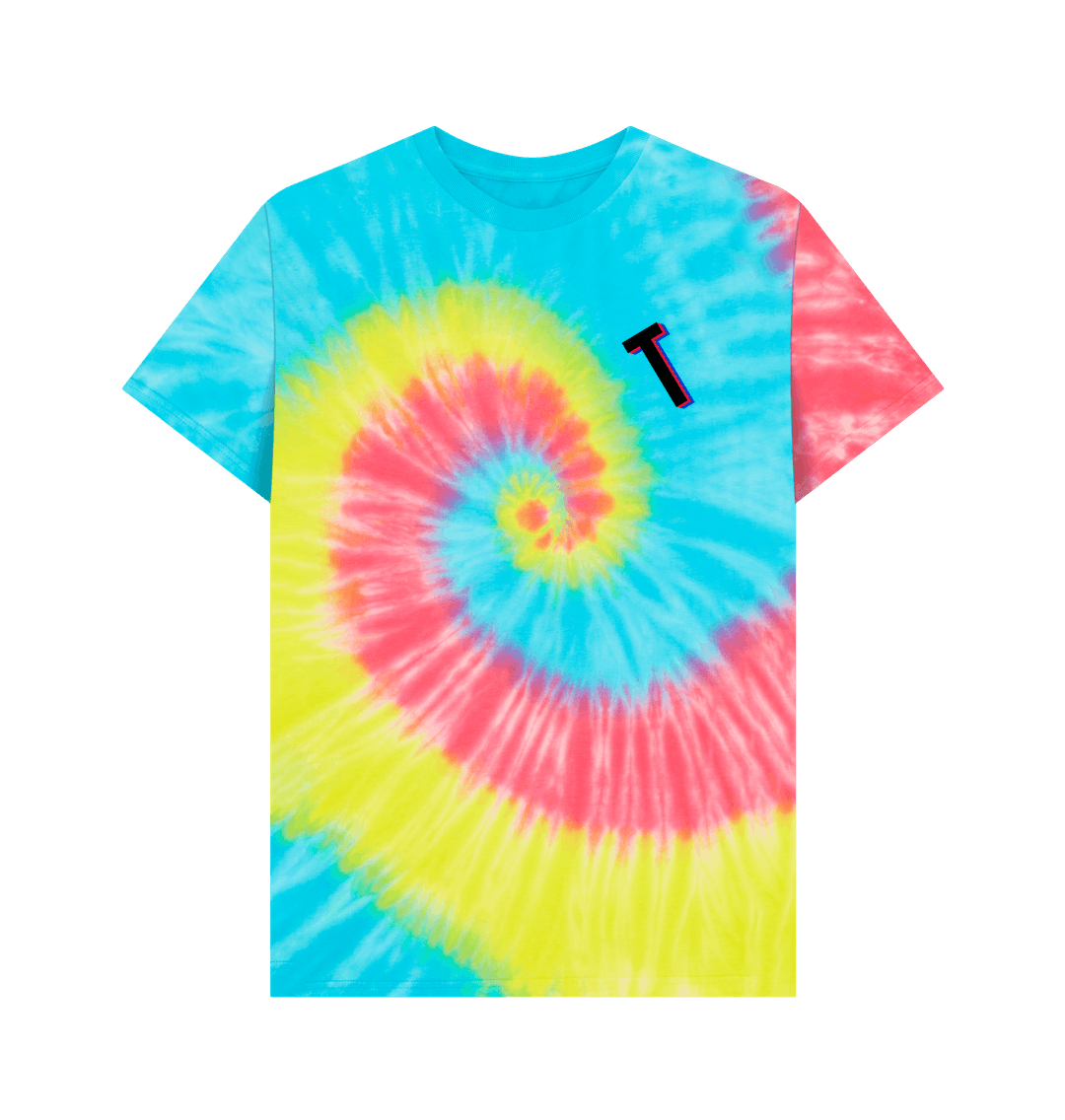 Tie Dye Organic Cotton Men's T-Shirt T Mini