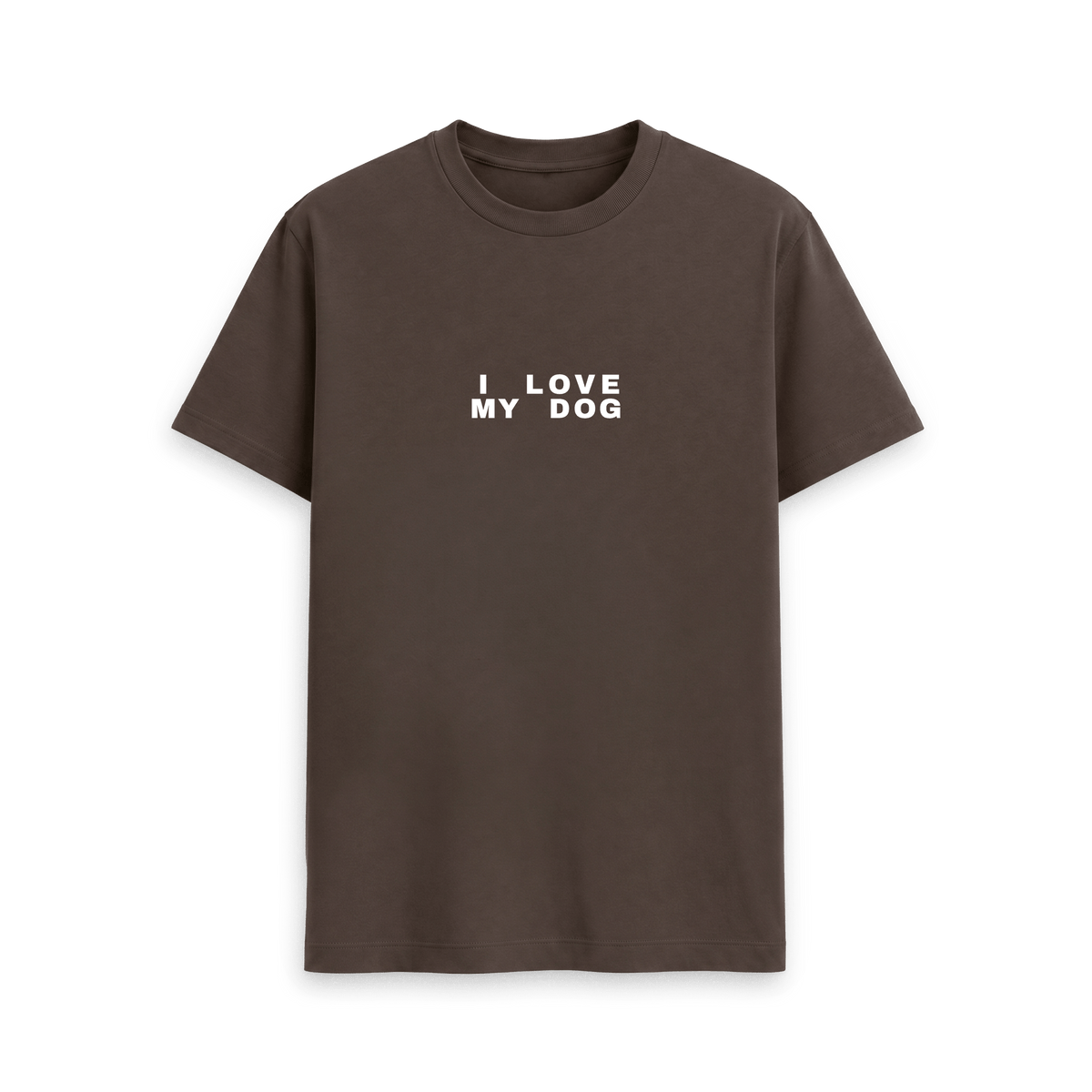 Chocolate Printed T-shirt Front