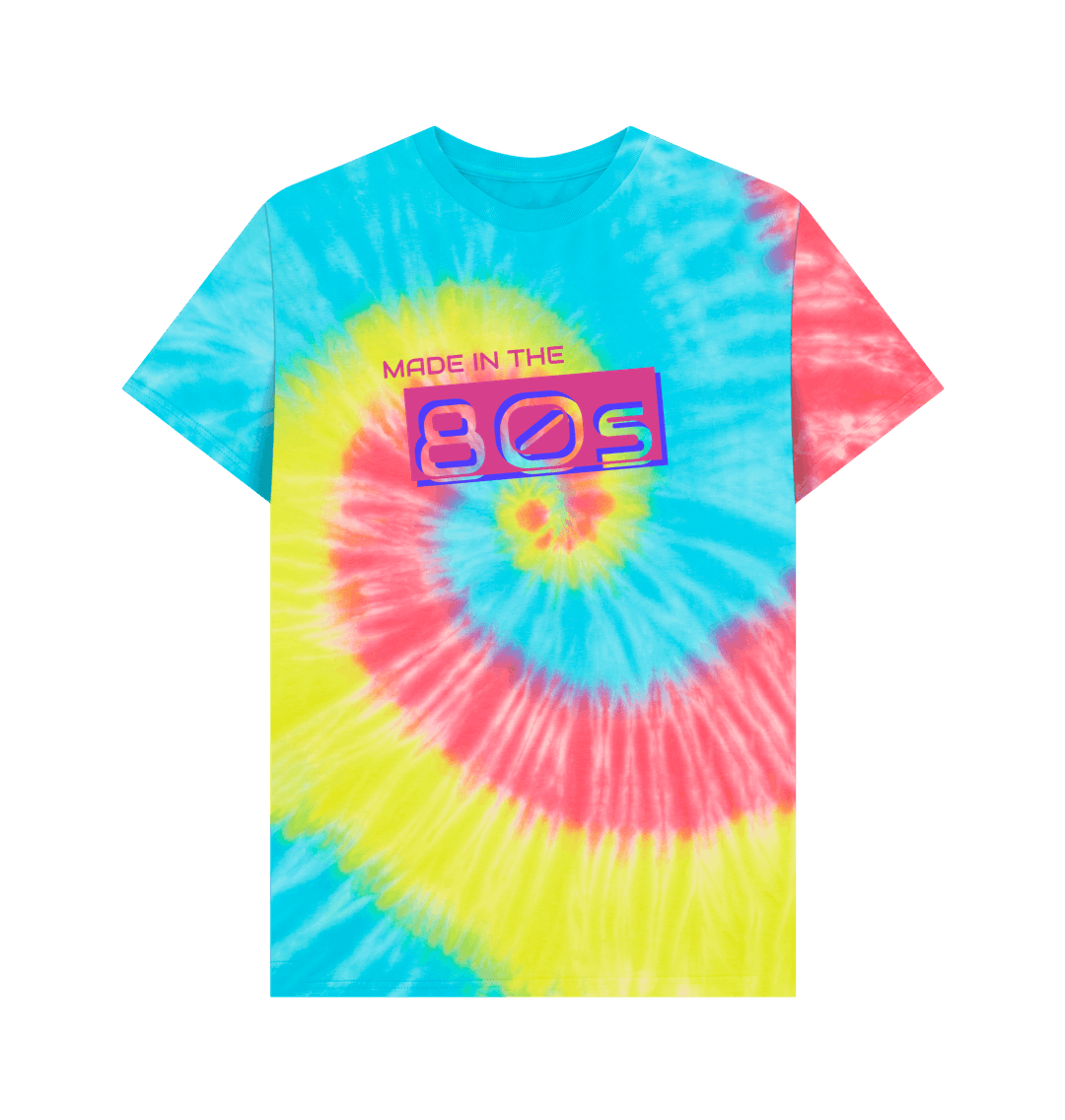 Tie Dye Made in the 1980s Organic Cotton Men's T-Shirt