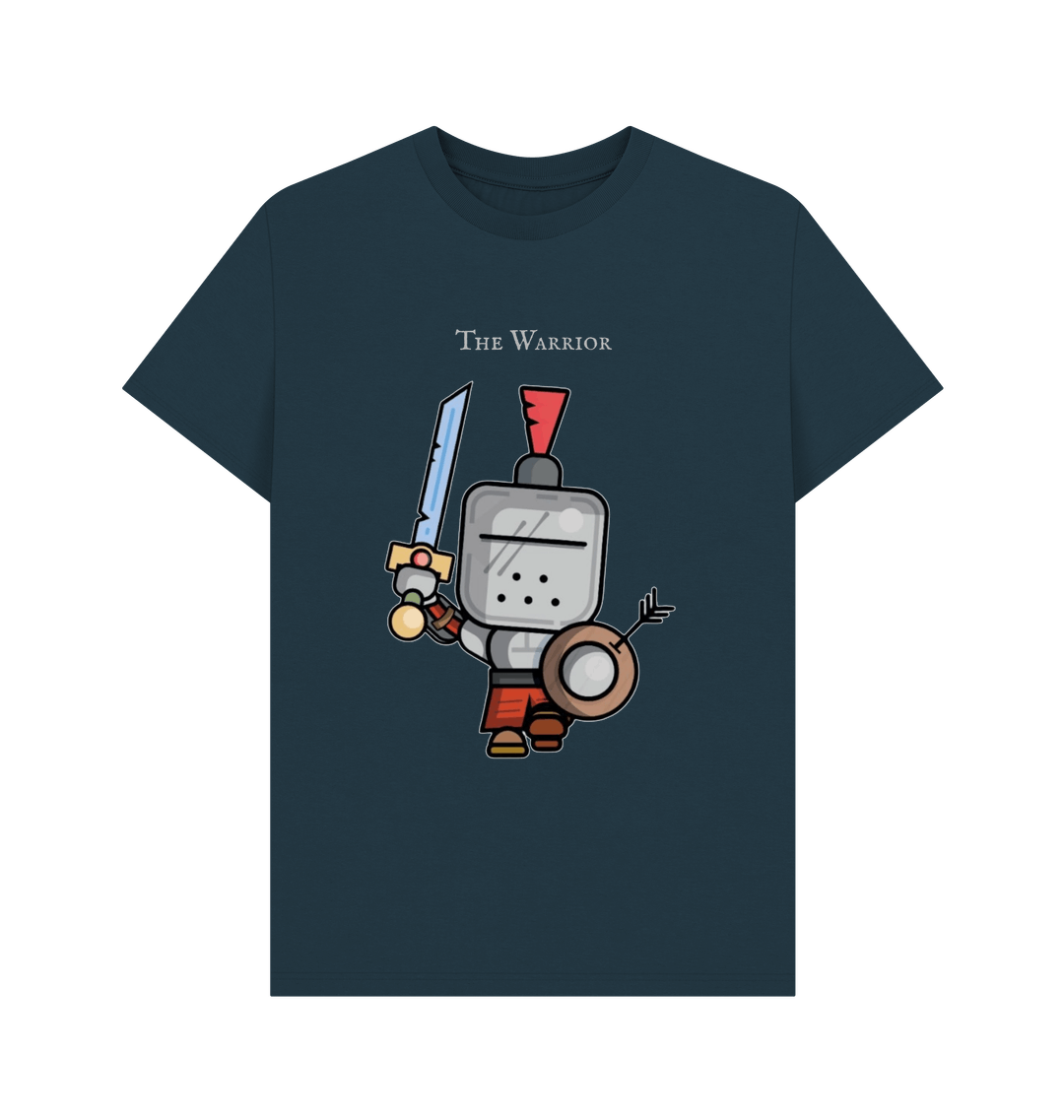 Denim Blue Printed T-shirt Front