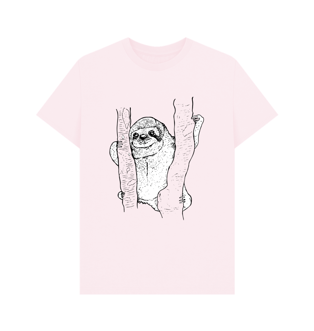 Pink Sloth Men's Organic Cotton T-Shirt