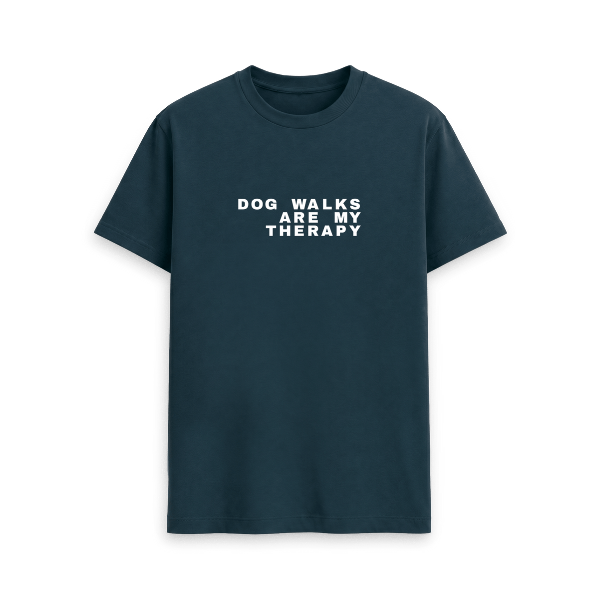 Denim Blue Printed T-shirt Front