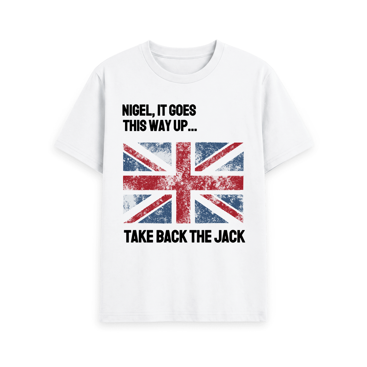 White Printed T-shirt Front