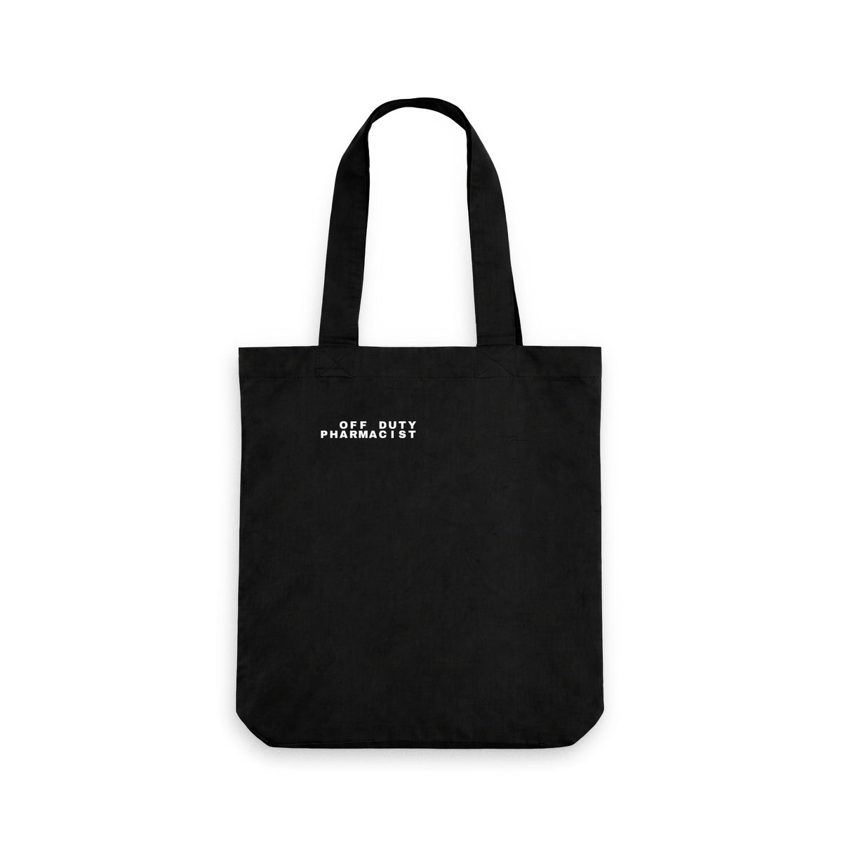 Black Printed Bag Front