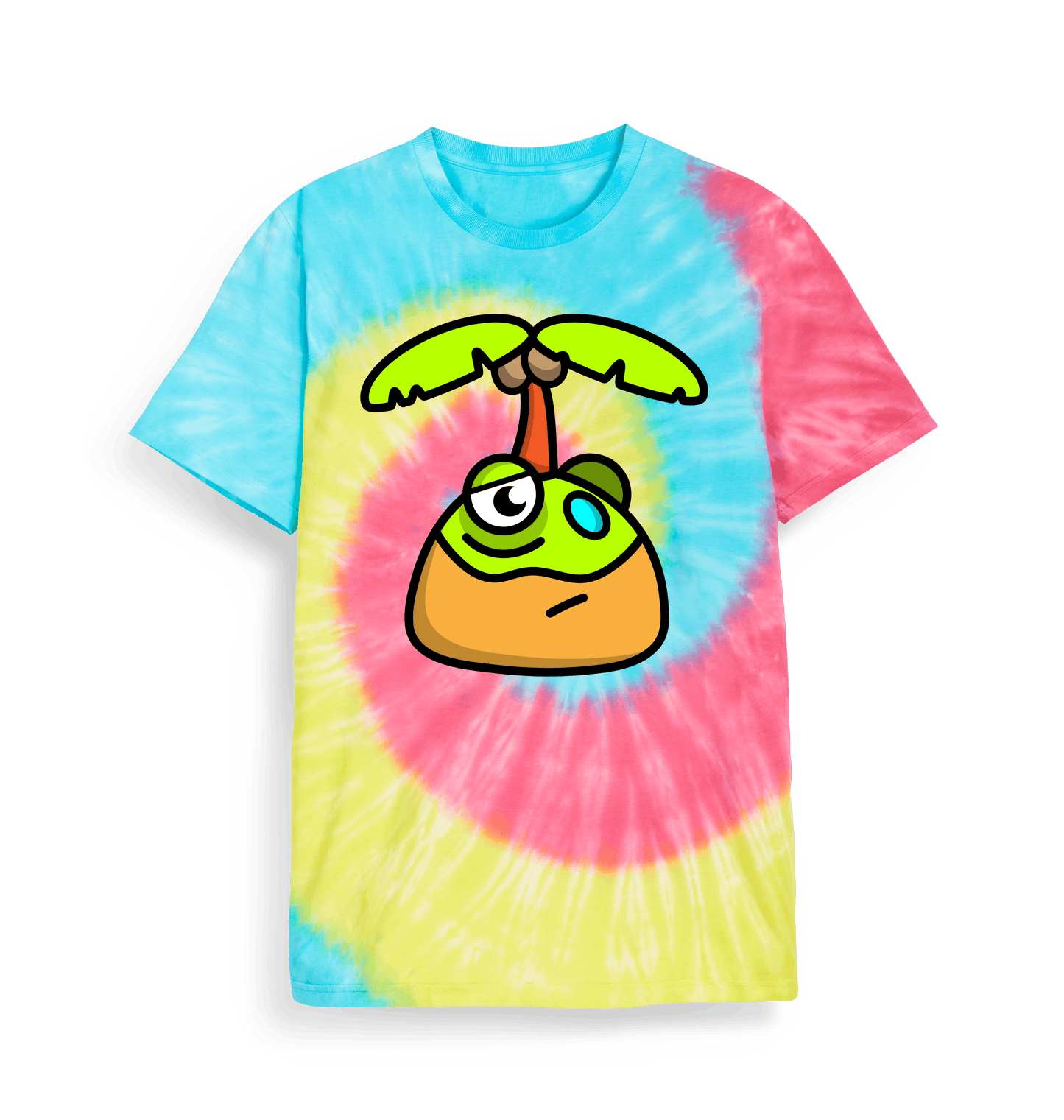 Tie Dye Printed T-shirt Front
