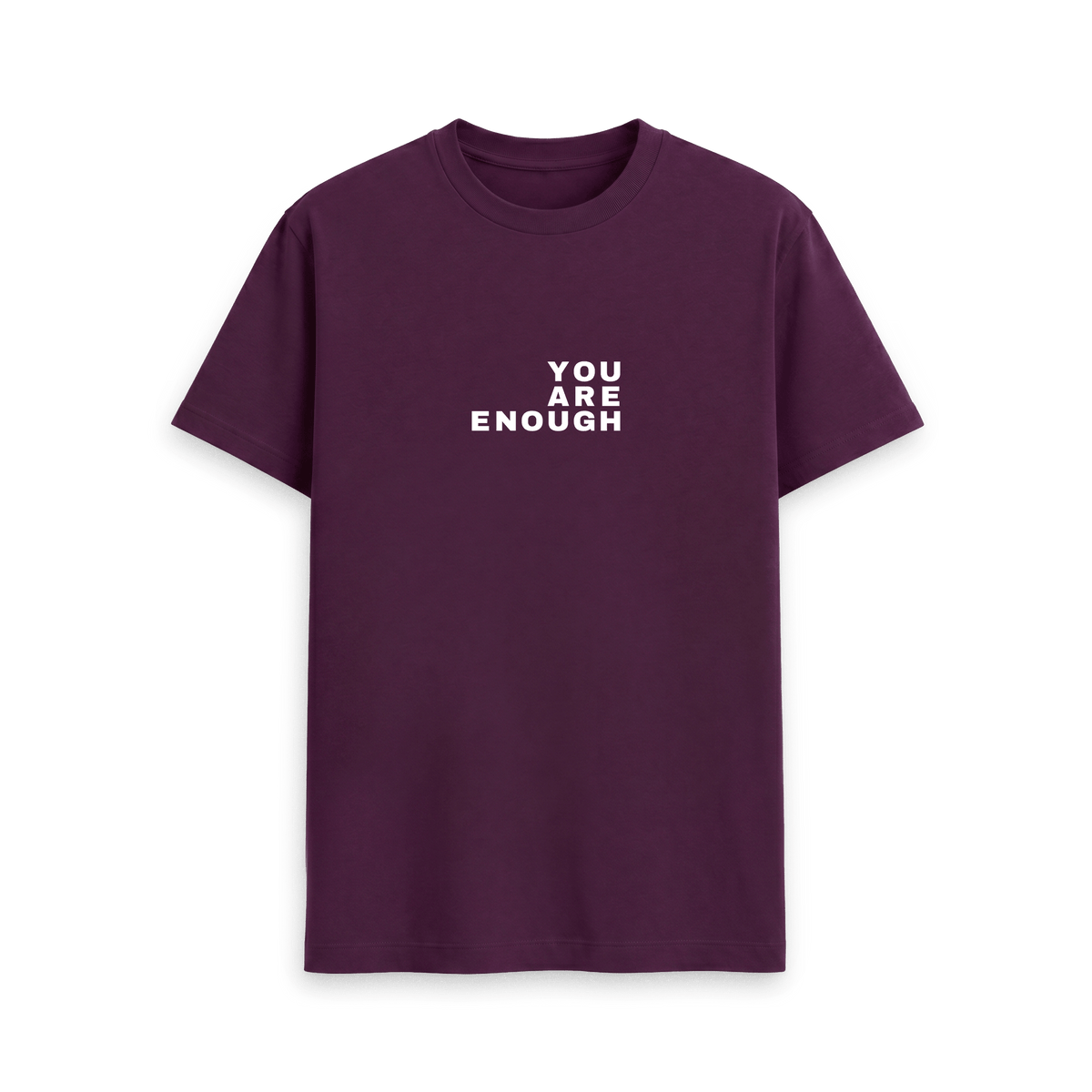 Purple Printed T-shirt Front