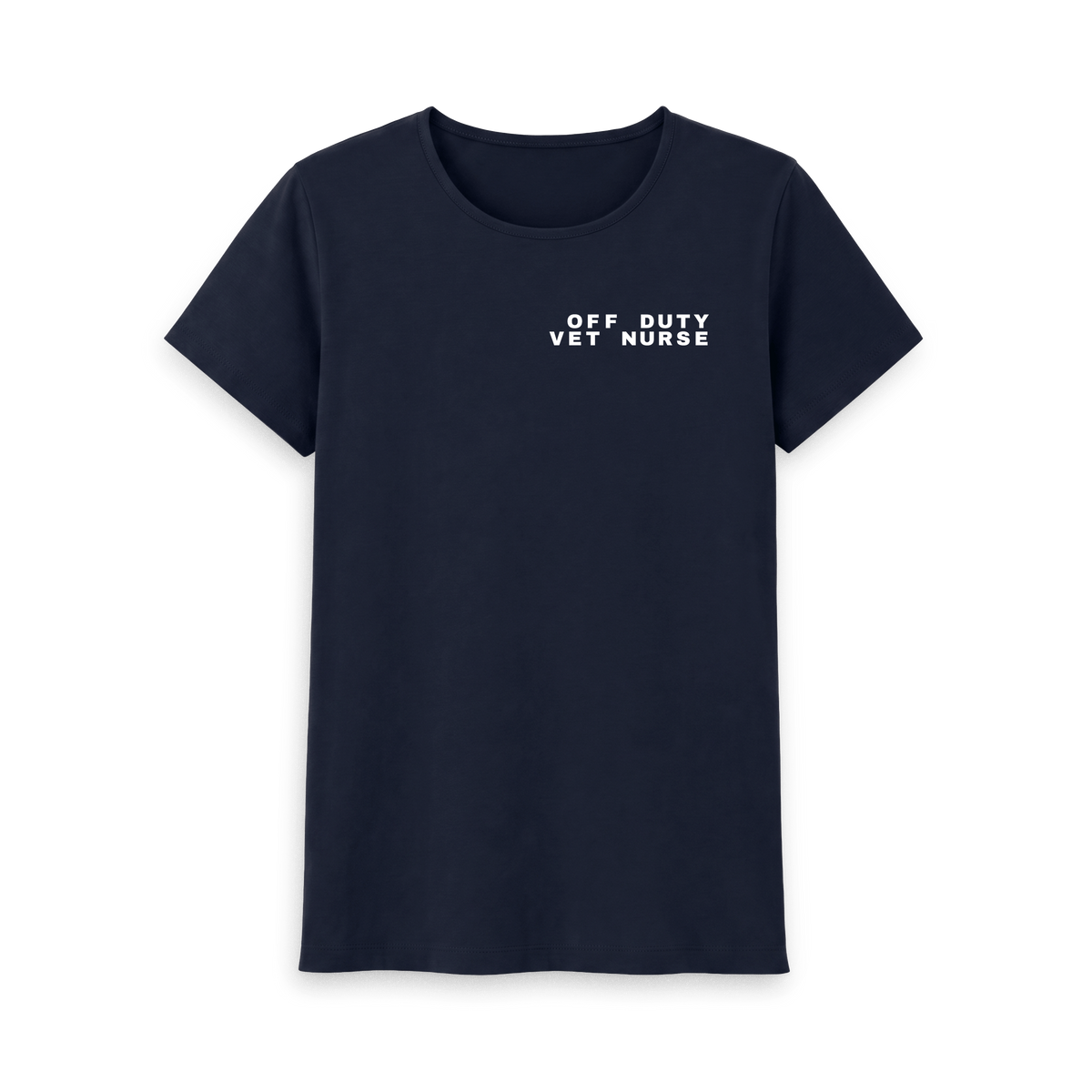 Navy Blue Printed T-shirt Front