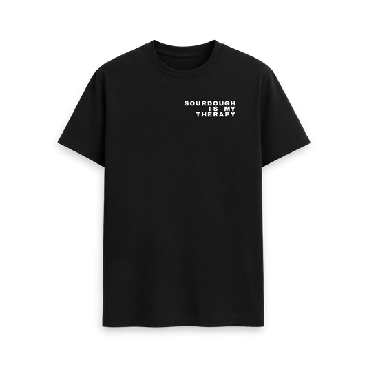 Black Printed T-shirt Front