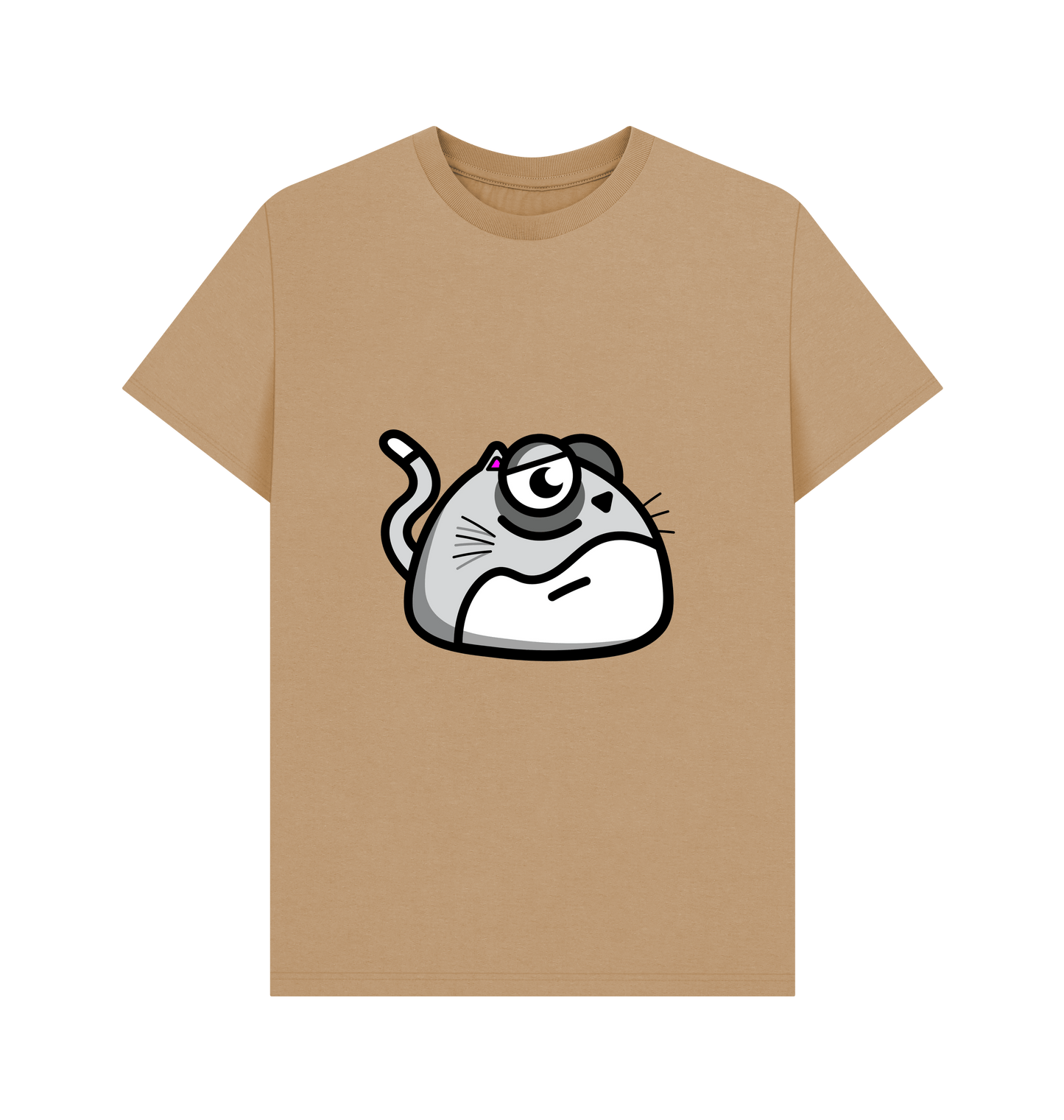 Sand Printed T-shirt Front