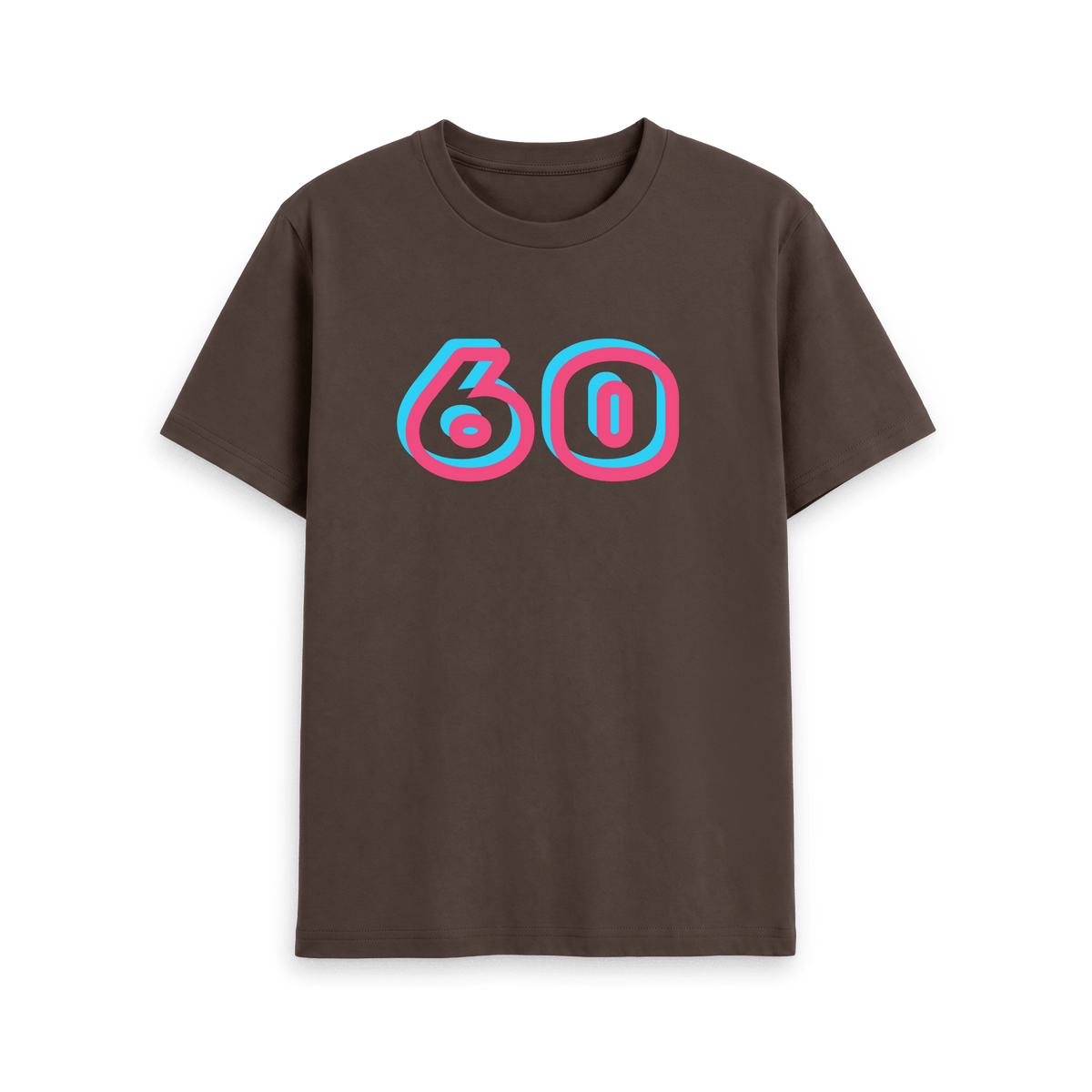 Chocolate Printed T-shirt Front