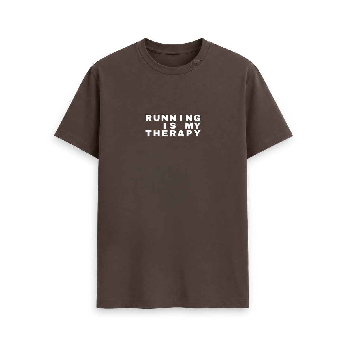 Chocolate Printed T-shirt Front
