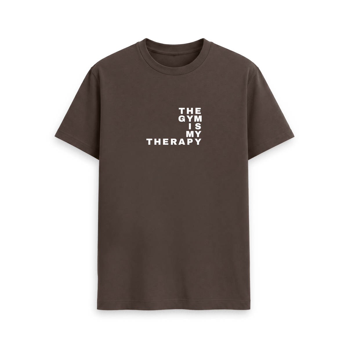 Chocolate Printed T-shirt Front