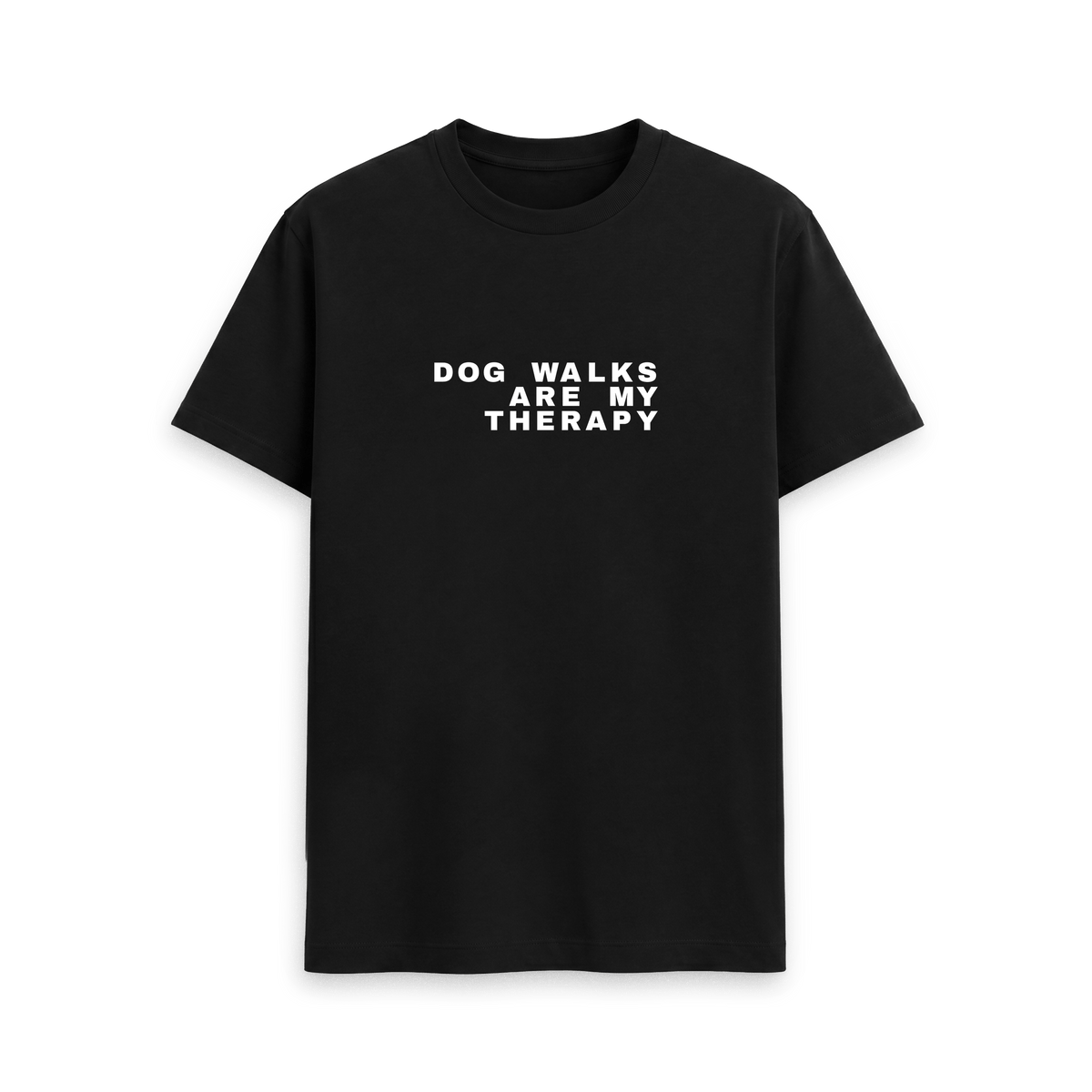 Black Printed T-shirt Front