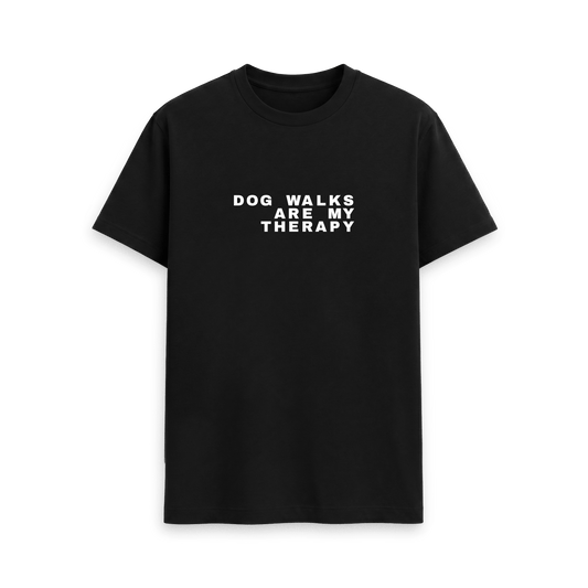 Black Printed T-shirt Front
