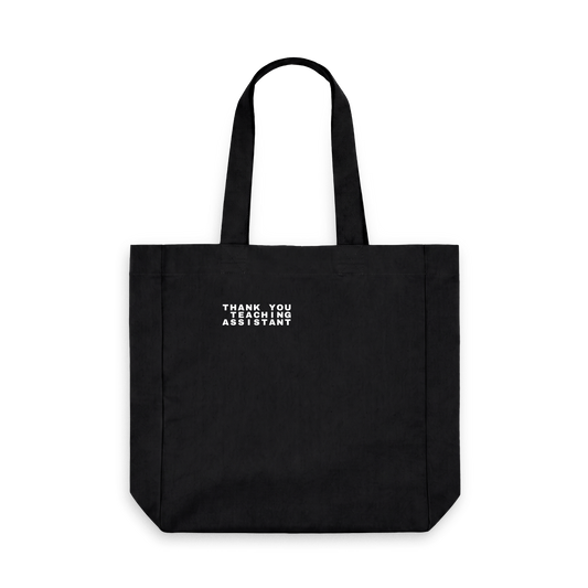 Black Printed Bag Front