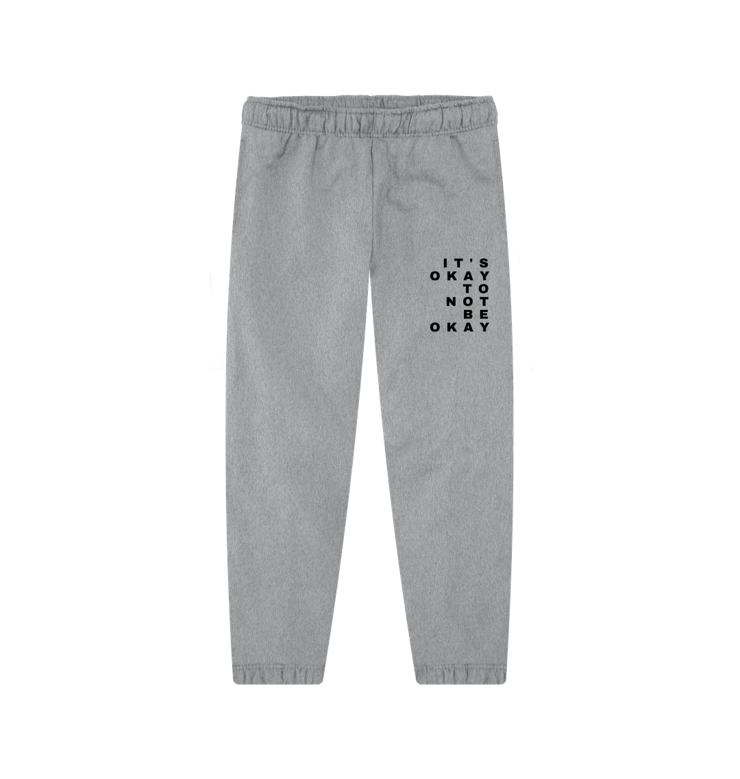 Athletic Grey It's Okay to Not Be Okay Mental Health Unisex Joggers