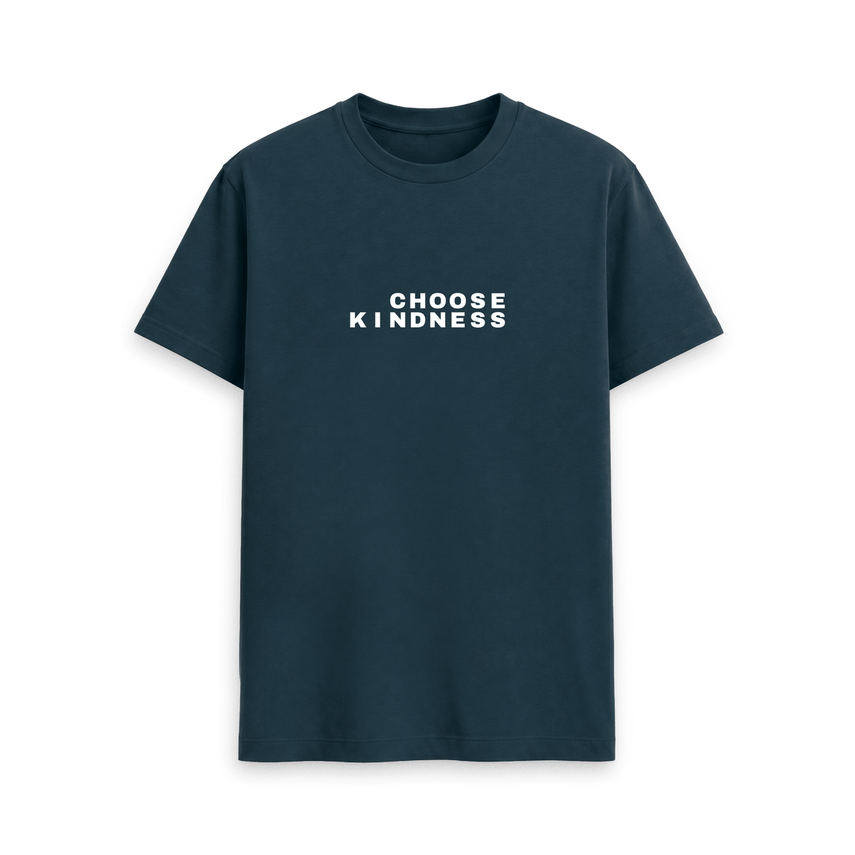 Denim Blue Printed T-shirt Front