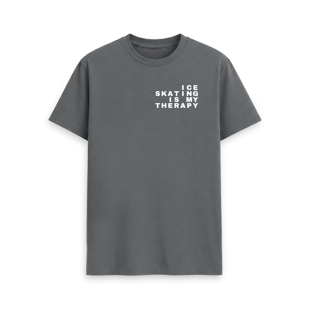 Slate Grey Printed T-shirt Front