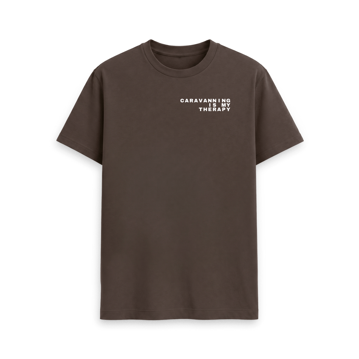 Chocolate Printed T-shirt Front