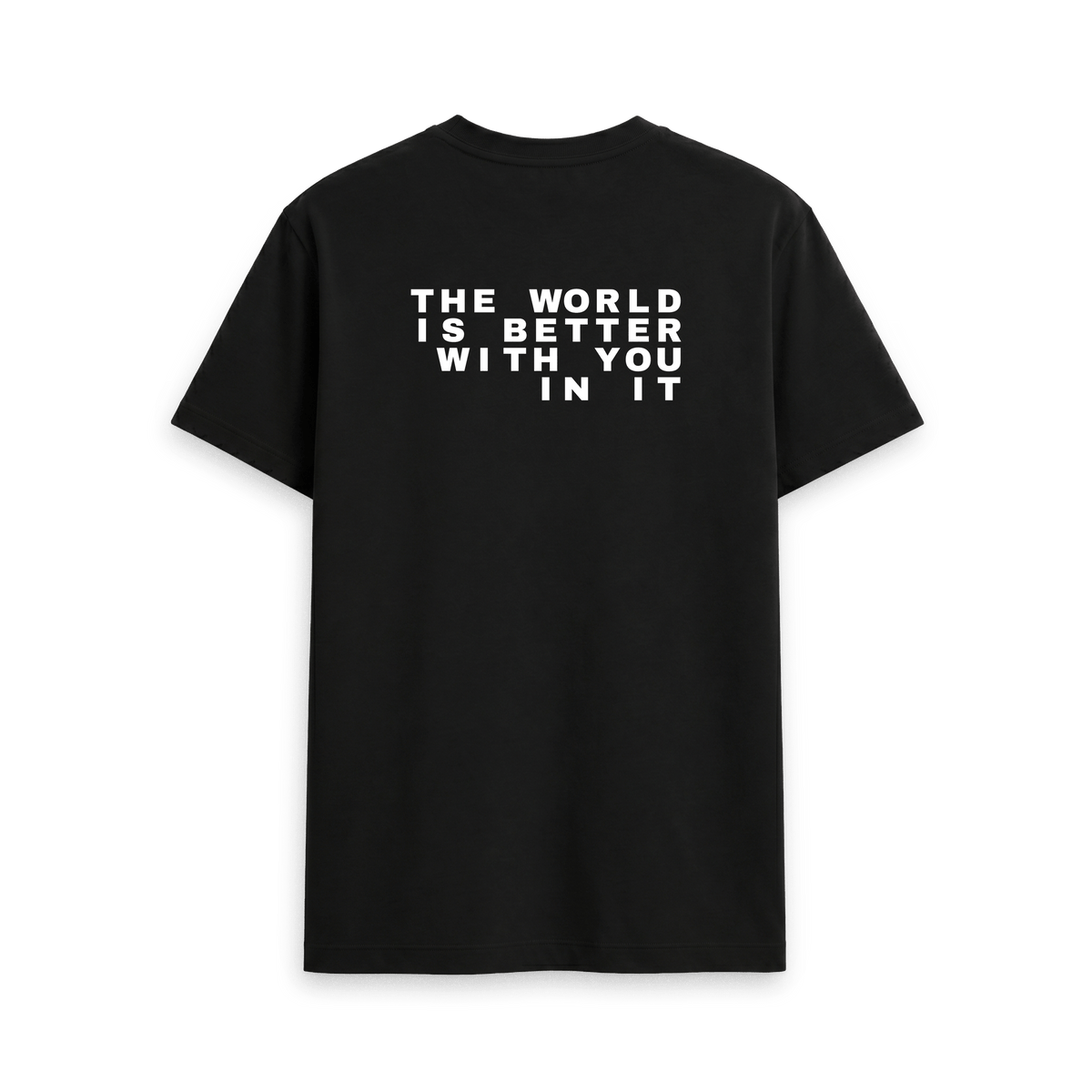Black Printed T-shirt Back