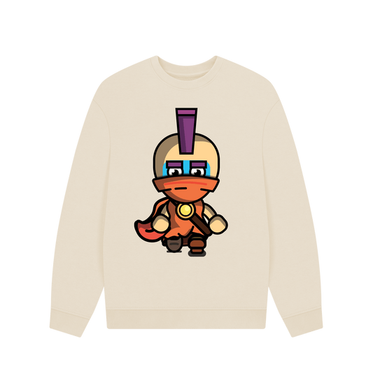 Oat Printed Sweater Front